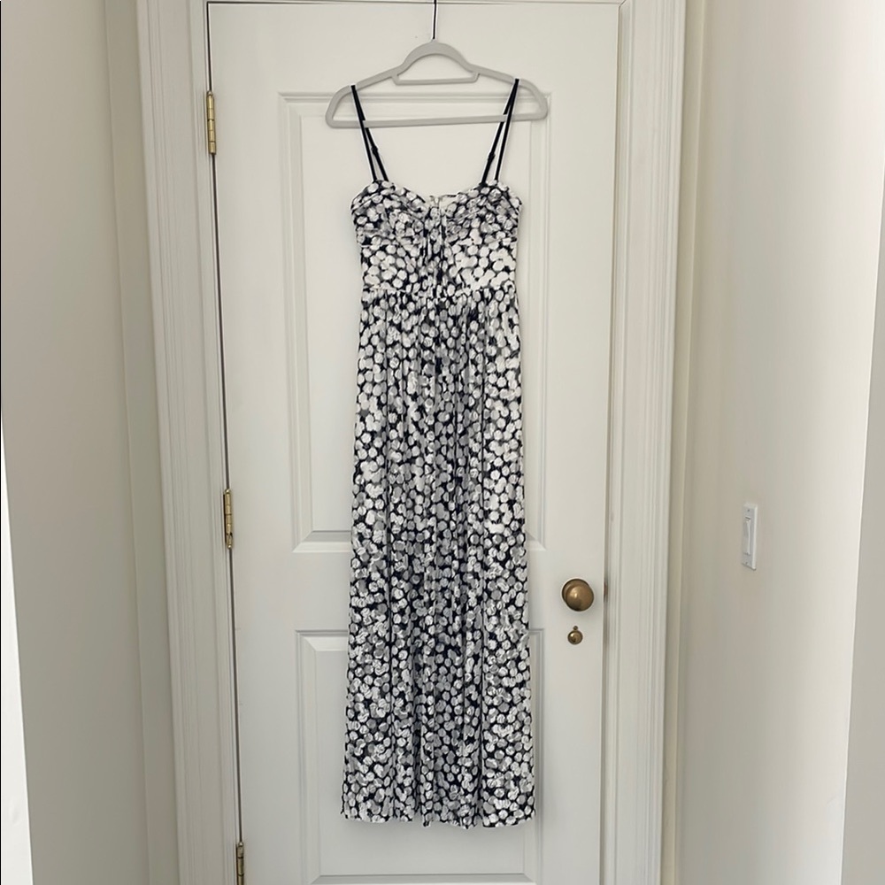 Betsy Johnson Black and White Floral Dress